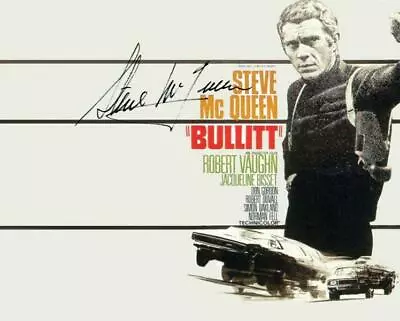 REPRINT - STEVE MCQUEEN Autographed Signed 8 X 10 Photo Poster RP Man Cave • $6.99