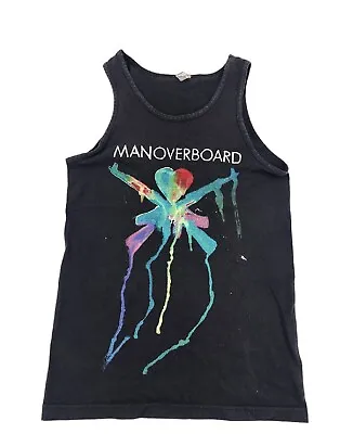 Man Overboard Lost Tape Collective Black Tank Top Sz S Band Tee Pop Punk Shirt  • $19.99