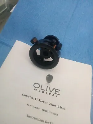 Olive Medical 24mm Fixed C-mount Camera Coupler • $40