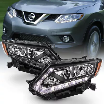 Direct Replacement Headlight Lamp LED DRL For 14-16 Nissan Rogue Halogen Model • $223.95