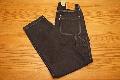 NWT MEN'S LEVI CARPENTER JEANS Multiple Sizes Below Waist Tapered Leg Rocketship • $44.99