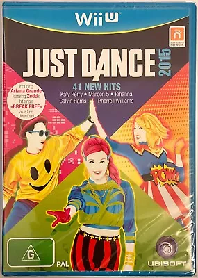 JUST DANCE 2015 - BRAND NEW + SEALED - Nintendo Wii U Ubisoft Katy Perry Rihanna • $20