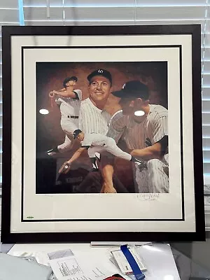 Upper Deck UDA Mickey Mantle Signed Ltd/536 Lithograph Professionally Framed • $2750