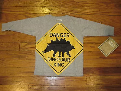 Mulberribush Tumbleweed Cool Dinosaur Crossing L/S T-Shirt  - Boy's 2T - NWT • $12.98