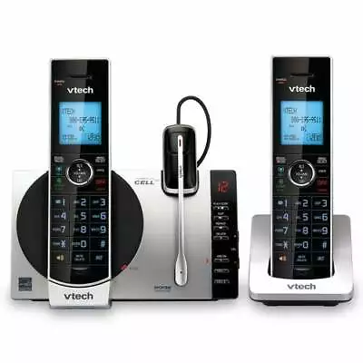 VTech DS6771-3 Two Handset Cordless Phone • $121.92