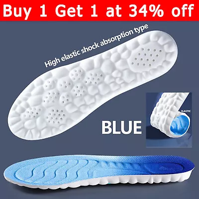 4D Work Boot Shoes Insoles Hiking Trainer Inner Soles Foot Inserts Support Soft • £3.93