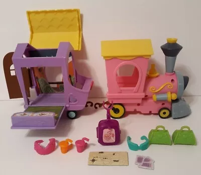 2015 My Little Pony Explore Equestria Express Train Engine & Car W Accessories • $19.99