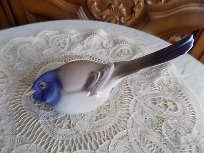 Vintage B&G Porcelain Titmouse Bird Figurine Bing & Grondahl 1633 Denmark • $18