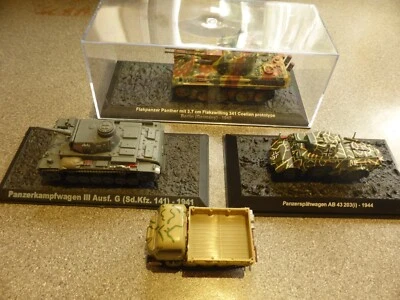 £22 • Buy 1/72 Deagostini Combat Tanks. JOBLOT X3+1. See Description For Full Details.