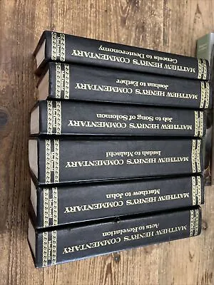 Matthew Henry's Commentary 6 Volumes Hardcover Burgundy • $39.99