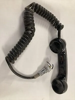 Vintage ROANWELL Push To Talk Military Handset With 4 Prong Plug • $34.99