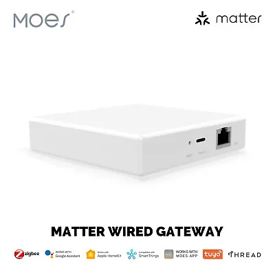 MOES Tuya Smart Matter Zigbee Gateway Hub Homekit/Alexa/Google/SmartThings/APP • $109.99