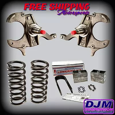 DJM Suspension S10 S15 Sonoma Blazer 4  Lowering Drop Spindle Coil 4  Blocks Kit • $545