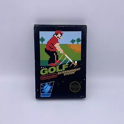 Golf Nintendo NES Game Black Box Cartridge Manual Foam Insert 3 Screw • $34.99