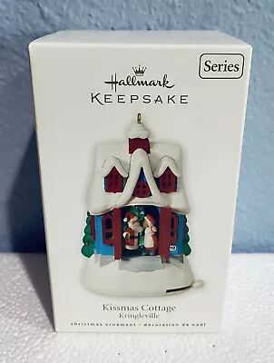 Hallmark Keepsake Ornament Kissmas Cottage Kringleville Santa Mrs Claus 2010 NEW • $10.39