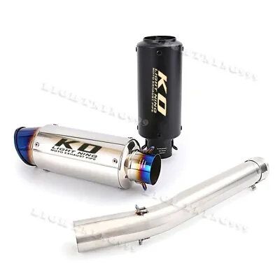 For Suzuki GSXR1000 2005 2006 Exhaust Pipe Mufflers Baffles Slip On System 51mm • $127