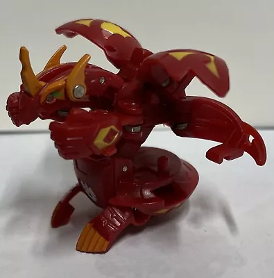 $49.93 • Buy Bakugan Blitz Dragonoid Red Pyrus 890G Battle Brawlers Figure Gundalian Invaders