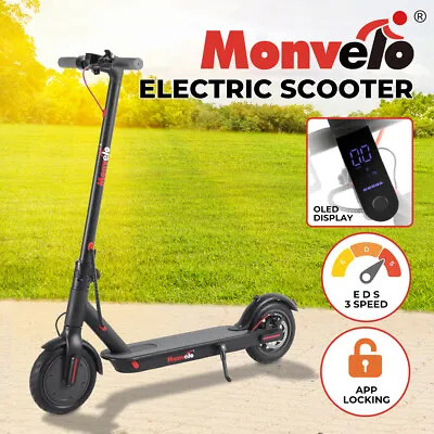 2024 Electric Scooter 500W 25KM/H 8.5inch 30KM Travel Foldable Portable Black • $399.99