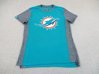 $18.88 • Buy Miami Dolphins Shirt Adult Medium Green Gray NFL Football Athletic Mens A49