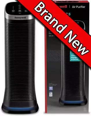 Air Purifier Filtration Honeywell Air Genius 5 Touch Screen Timer Pollen Odour • £149.55