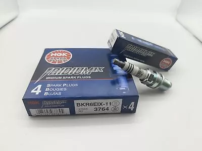 4Pcs Spark Plugs FOR BKR6EIX-11 Ngk 3764 Iridium IX BKR6EIX11 • $42.33