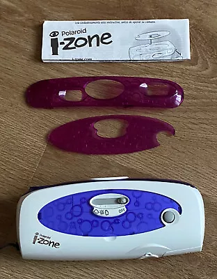 £5 • Buy Polaroid I-zone Instant Camera With Flash Blue And Purple (No Film)
