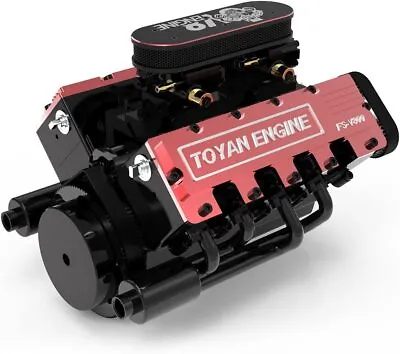 Toyan Motor V8 FS-V800 28cc DIY 4Stroke 8Cylinder RCNitro Engine Kit 2023 Model • $1499.95