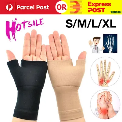 Golfer Compression Wrist Thumb Band Belt Carpal Tunnel Hand Wrist Support Brace • $11.06