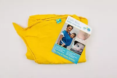 Calin Blu Baby Wrap Sling Yellow Stretchy  • £15