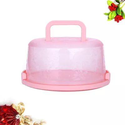 Cake Dessert Plastic Case Cake Stand Lid Cake Display Stand Cake Dome Tray Plate • £11.79