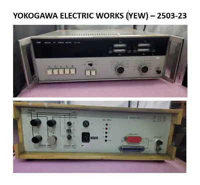 YOKOGAWA ELECTRIC WORKS (YEW) – 2503-23 - DIGITAL 3 Phase AC POWER METER • $449.98