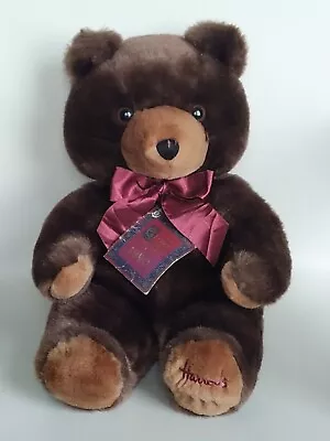 £45 • Buy Harrods 1990 Birthday Foot Dated 13  The Glory Of Christmas Teddy Bear Tagged
