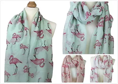 £2.99 • Buy  Flamingo Printed Women Fashion Scarves Ladies Hijab  Accessories