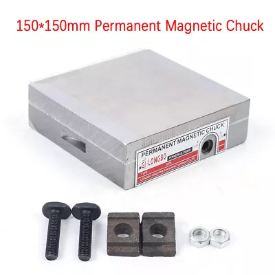 Permanent Magnetic Chuck EDM Fine Pole Surface Grinder 4X7 5X10 6x6 6X12 6X18 • $78.85