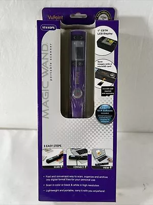 Magic Wand Portable Scanner  Scan Connect View ST440PU Purple • $19.99