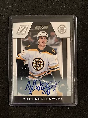 Matt Bartkowski Bruins Rookie Auto 197 993/999 2011 Panini America  • $8.36