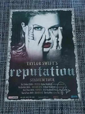 Taylor Swift - 2018 Australia Tour Poster - Signed Autographed - Laminated • $27.95