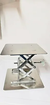 Lab Stainless Steel Lab Jack  12 （30cm）x12 （30cm）Scissor Stand Lifting Table New • $230