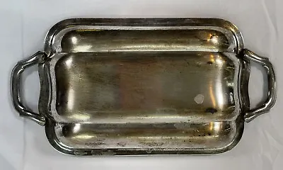 EPCA Bristol Silver Plated #103 Serving Tray W/handles 9.5 X 5  Candy Dish • $28