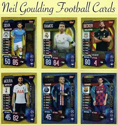 Topps Match Attax 2019-20 ☆ UEFA CHAMPIONS LEAGUE ☆ Football Cards #289 To #331 • £0.99