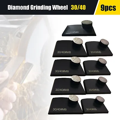 9*Diamond Grinding Disc Segment Lavina Edco Floor Grinder Grit 30/40 Medium Bond • $58.83