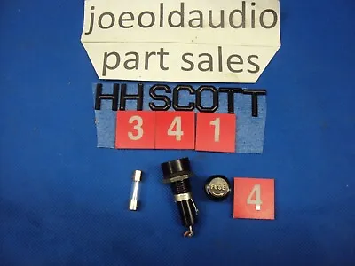 HH Scott 341 Receiver Speaker Fuse Holder & 2 AMP Fuse. Parting Out Scott 341 • $15.99