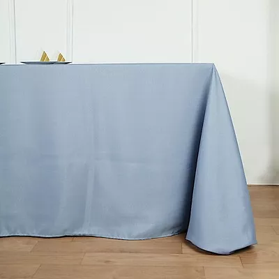 Dusty Blue Polyester 90x132  Rectangle TABLECLOTHS Wedding Party Supplies Linens • $11.78