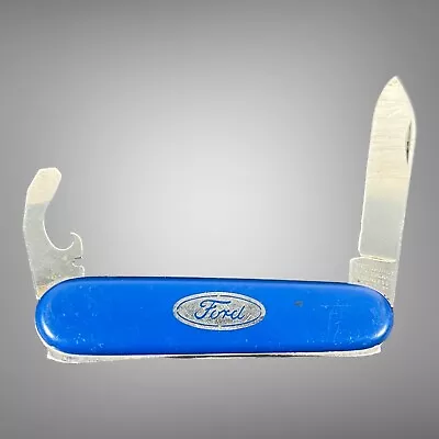 Victorinox Officer Suisse Swiss Army Ford Logo W/ Bottle Opener Pocket Knife • $25