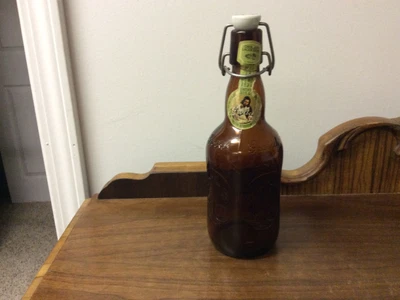 $2.99 • Buy Vintage Empty Grolsch Swing Top Amber Glass Beer Bottle