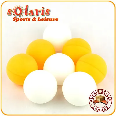 $17.99 • Buy 44mm Large Table Tennis Balls Training Ping Pong 4x White + 4x Orange