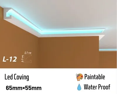 Xps Led Coving Cornice Uplighter Cornice Moulding Lightweight - Best Price - L12 • £6.99