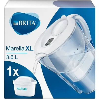 BRITA Marella XL 3.5L Water Filter Jug - White - Germany Brand  • $89.95