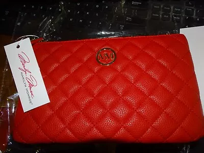 Marilyn Monroe Red Quilted Clutch Purse NWT • $27.99