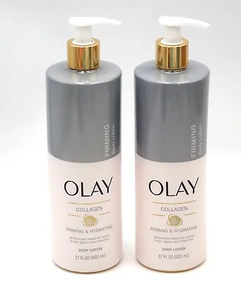 $42.87 • Buy Olay Collagen B3 Firming & Hydrating Body Lotion 2 Bottles 17 Fl Oz